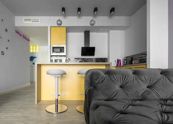 Sky Deep Jacuzzi Sauna 30 Floor Apartament *