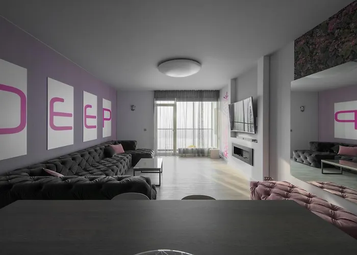 Sky Deep Jacuzzi Sauna 30 Floor Lägenhet